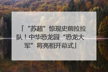 “苏超”惊现史前拉拉队！中华恐龙园“恐龙大军”将亮相开幕式