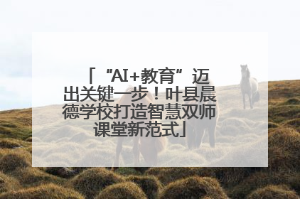 “AI+教育”迈出关键一步！叶县晨德学校打造智慧双师课堂新范式