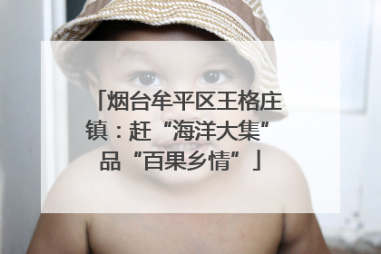 烟台牟平区王格庄镇：赶“海洋大集” 品“百果乡情”