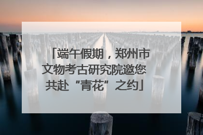 端午假期，郑州市文物考古研究院邀您共赴“青花”之约