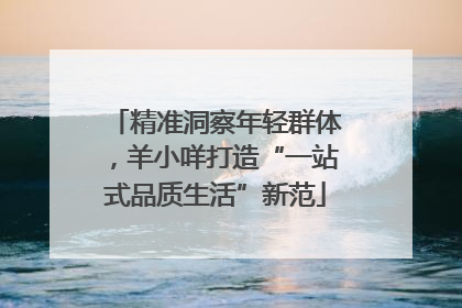 精准洞察年轻群体，羊小咩打造“一站式品质生活”新范