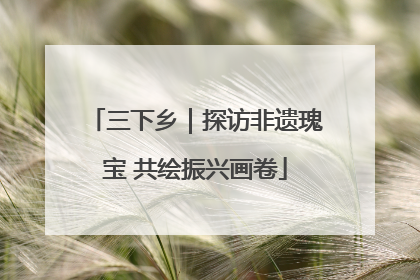 三下乡｜探访非遗瑰宝 共绘振兴画卷