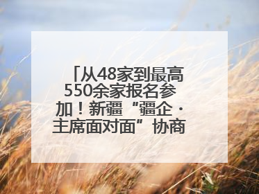 从48家到最高550余家报名参加！新疆“疆企・主席面对面”协商座谈会为何如此受欢迎？