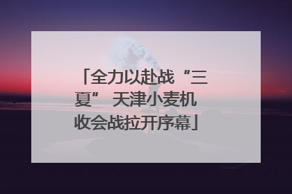 全力以赴战“三夏” 天津小麦机收会战拉开序幕