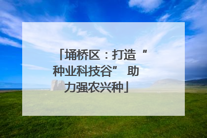 埇桥区：打造“种业科技谷” 助力强农兴种