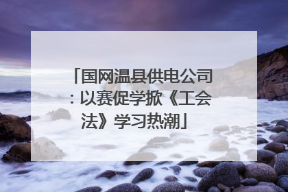 国网温县供电公司：以赛促学掀《工会法》学习热潮