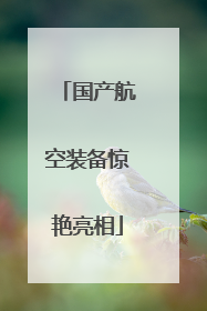 国产航空装备惊艳亮相