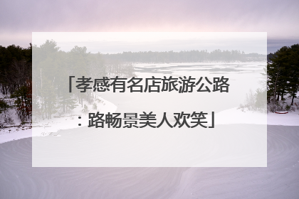 孝感有名店旅游公路：路畅景美人欢笑