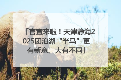官宣来啦！天津静海2025团泊湖“半马”更有新意、大有不同