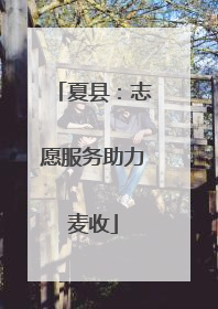 夏县：志愿服务助力麦收