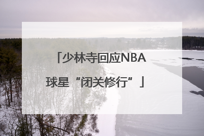 少林寺回应NBA球星“闭关修行”