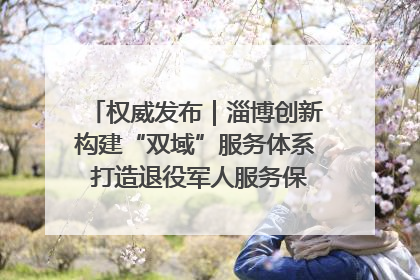 权威发布｜淄博创新构建“双域”服务体系 打造退役军人服务保障“淄博样板”