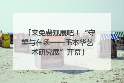 来免费观展吧！“守望与在场——毛本华艺术研究展”开幕