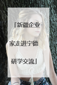新疆企业家走进宁德研学交流