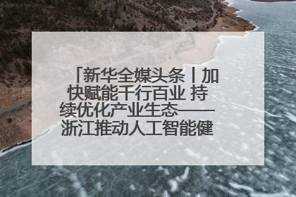 新华全媒头条丨加快赋能千行百业 持续优化产业生态——浙江推动人工智能健康有序发展观察