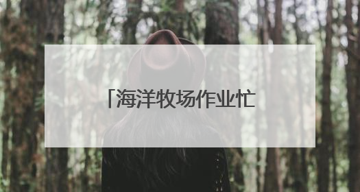 海洋牧场作业忙（侨乡新貌）