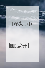 深夜，中概股高开