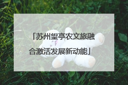 苏州望亭农文旅融合激活发展新动能