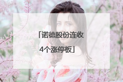 诺德股份连收4个涨停板