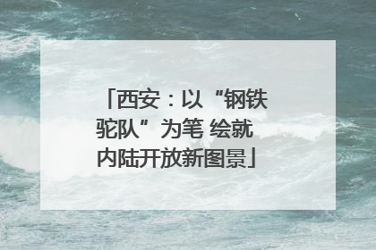西安：以“钢铁驼队”为笔 绘就内陆开放新图景