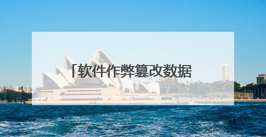 软件作弊篡改数据 资金溯源还原真相