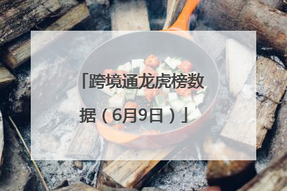 跨境通龙虎榜数据（6月9日）