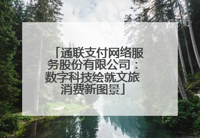 通联支付网络服务股份有限公司：数字科技绘就文旅消费新图景