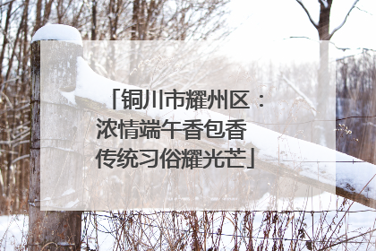 铜川市耀州区：浓情端午香包香 传统习俗耀光芒