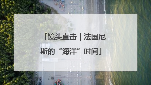 镜头直击｜法国尼斯的“海洋”时间