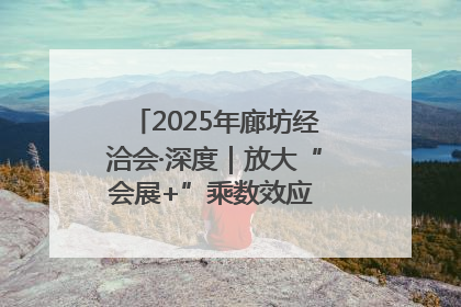2025年廊坊经洽会·深度｜放大“会展+”乘数效应 打造消费新场景