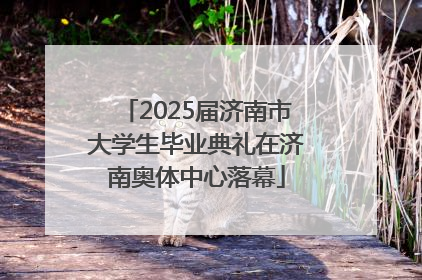 2025届济南市大学生毕业典礼在济南奥体中心落幕