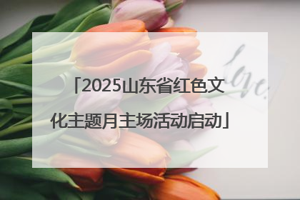 2025山东省红色文化主题月主场活动启动