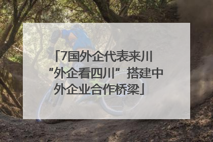 7国外企代表来川 “外企看四川”搭建中外企业合作桥梁